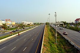 AH1, AH2 and Thailand Route 32 in Ayutthaya