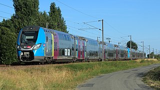 Regio 2N (Z 56500) assurant l'Interloire entre Saumur et Angers.
