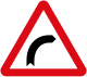 Vienna Conv. road sign Aa-1b