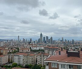 A landscape of Ümraniye, Istanbul