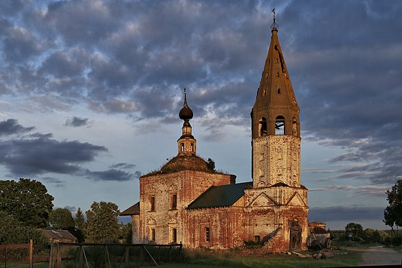 121. Церковь святителя Николая с колокольней, Большое Борисово, Суздальский район, Владимирская область Автор — Mib5578