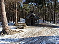 St. Martiner Hütte im Winter