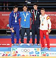 66 kg victory ceremony