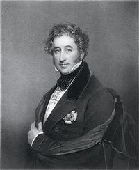 British Foreign Secretary Viscount Palmerston allied himself with French monarch Louis-Philippe. 3rd Viscount Palmerston young.jpg