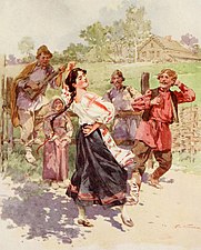 Une danse en Petite Russie [Ukraine] (1913)