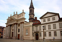 Katedral ng Alessandria sa Piazza del Duomo