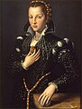 پرتره Lucrezia de' Medici به همراه سنجاق سینه، دهه ۱۵۶۰