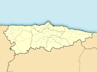 Lagekarte von Asturien in Spanien