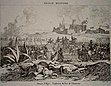 « Attaque d’Alger. Explosion du Fort de l’Empereur », gravure de 1838.