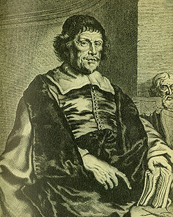 Portreto de Caspar Barlaeus farita de Joachim von Sandrart (1606-1688)