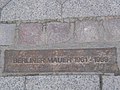 Bodentafel Mauerverlauf