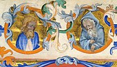 Bifolium with Christ in Majesty in an Initial A, from an Antiphonary MET tr488-2012s1d3.jpg