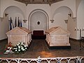 Grab Otto von Bismarcks und seiner Frau im Bismarck-Mausoleum