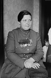 Maria Bochkareva Russian WWI solider who led the Women's Battalion of Death