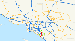 Karte der California State Route 133