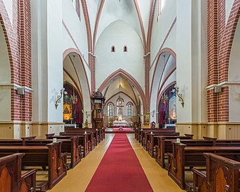 The interior of the Cathedral of Saint James