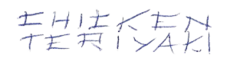 Logo del disco Chicken Teriyaki