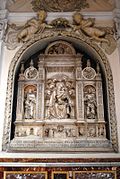 Trittico della Madonna tra i Santi Filippo e Giacomo e la Dormitio Virginis in predella