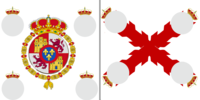 Estandarte del segundo batallón del regimiento de La Corona