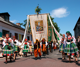 Corpus Christi procession in Łowicz