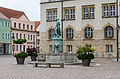 Schlegelbrunnen mit Pflanzkübel