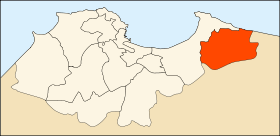 خريطة دائرة الرويبة بولاية الجزائر