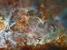 The location of the feature can be seen in this wider view of the Carina Nebula. Dark Clouds of the Carina Nebula.jpg