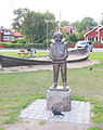 «Первая лодка» (скульптура Давида Вретлинга)