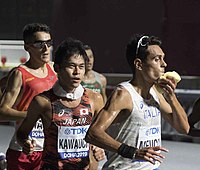 Yūki Kawauchi – Rang 29 / Daniele Meucci – Rennen nicht beendet