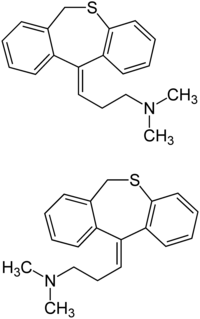 Strukturformeln von Dosulepin