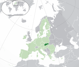 Slovacchia - Localizzazione