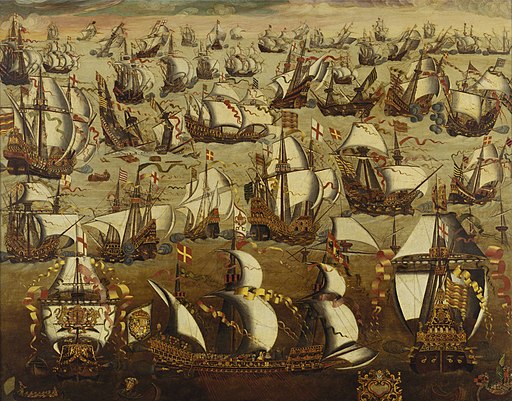 English Ships & the Spanish Armada, August 1588 RMG BHC0262.jpg
