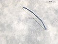 Image 10640 µm microplastic found in the deep sea amphipod Eurythenes plasticus (from Marine habitat)