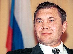 Александр Лебедь на пресс-конференции, 17 октября 1996 года