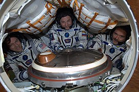 Expedición 35 Dentro de Soyuz TMA-07.