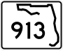 State Road 913 marker