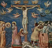 La crocefissione di gesù di Giotto