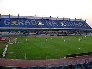 Das Stadion Gradski vrt in Osijek