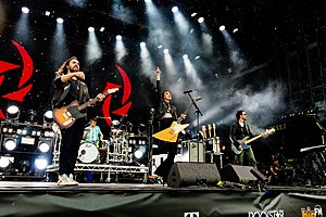 Halestorm performing at Rock am Ring 2019