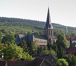 In 1905 voltooide R.K. Bonifatiuskerk, stadsdeel Sundwig