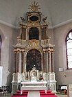 カトリックの教区教会の祭壇