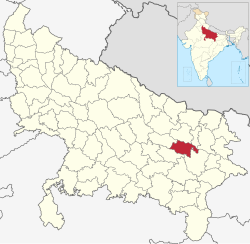 ضلع امبیڈکر نگر अम्बेडकर नगरक उत्तर प्रदेशमे स्थानक अवस्थिति