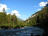 Bronne van de Isar in den Hinterautal by Scharnitz, Tirol