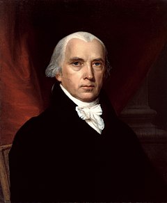 James Madison, fourth president of the United States, is often regarded as the “Father of the Constitution.” His essays in the debate over ratification of the Constitution were collected with those of Alexander Hamilton and John Jay as The Federalist Papers. Today, they are regarded as a classic defense of republican government, in which the executive, legislative, and judicial branches check and balance each other to protect the rights and freedoms of the people.