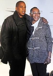 Jay-Z with his mother Gloria Carter in September 2011 Jay-Z, Gloria Carter.jpg