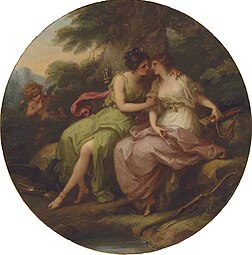 Anqelika Kaufman - Yupiter və Kallisto, 1760-1770-ci illər, Şəxsi kolleksiyada saxlanılır