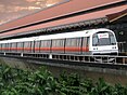 Mass transit train in Singapore