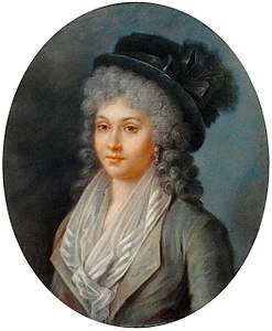 "Emakumea txano beltzarekin, 1788"