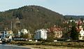 Blick vom Elbtal auf den Quaderberg