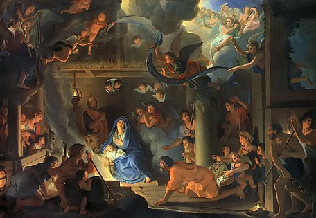 Adoration des bergers (1689), musée du Louvre.